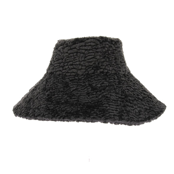 Chapeau texturé noir