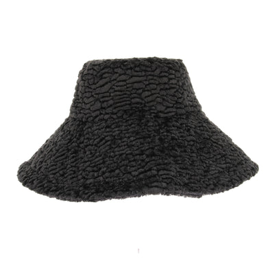 Chapeau texturé noir