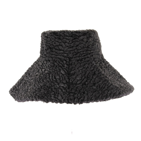 Chapeau texturé noir