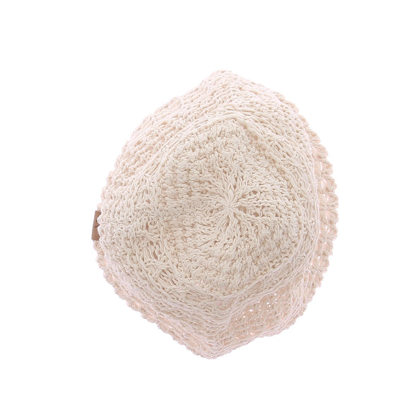 Chapeau en raphia beige