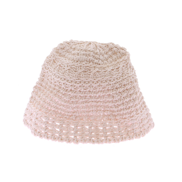 Chapeau en raphia beige