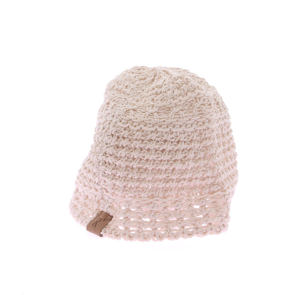 Chapeau en raphia beige