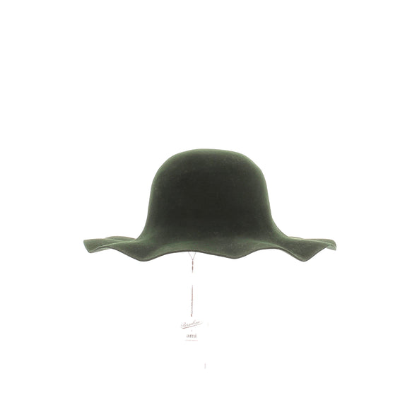 Chapeau en poil vert