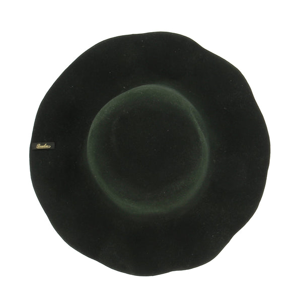 Chapeau en poil vert