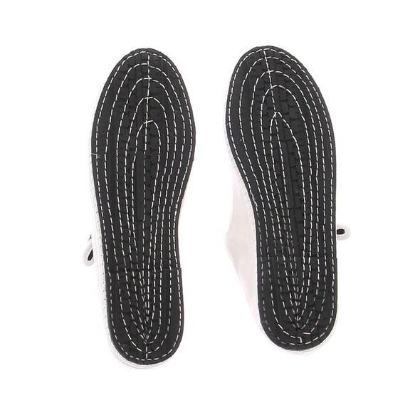Ballerines en velours blanches