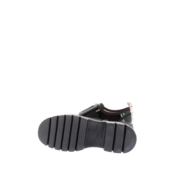 Baskets en cuir verni "Desert"