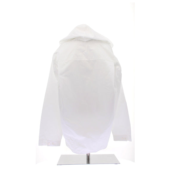 Chemise blanche à capuche