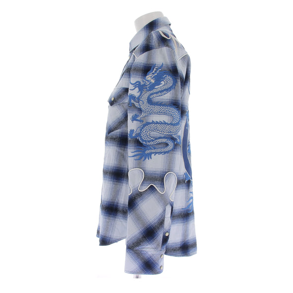 Chemise bicolore