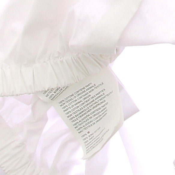 Chemise crop blanche