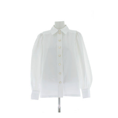 Chemisier blanc en coton