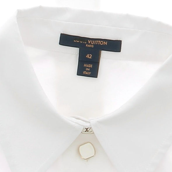 Chemisier blanc en coton