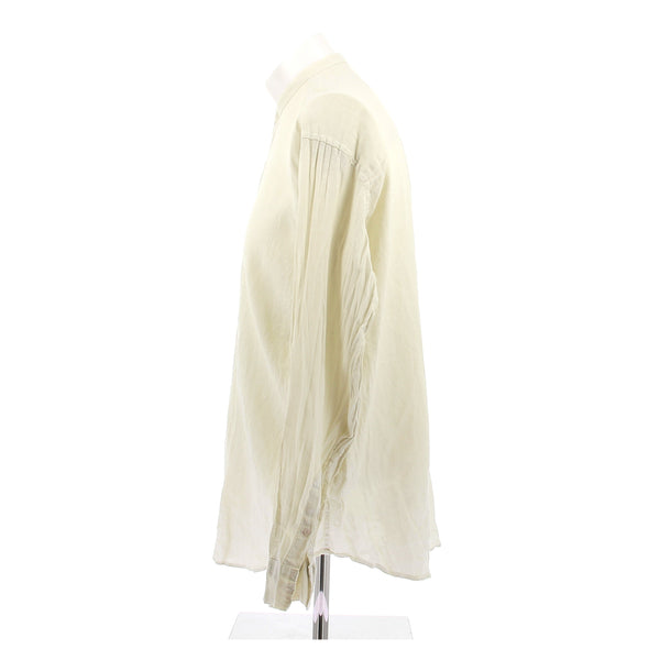 Chemise en lin vert clair