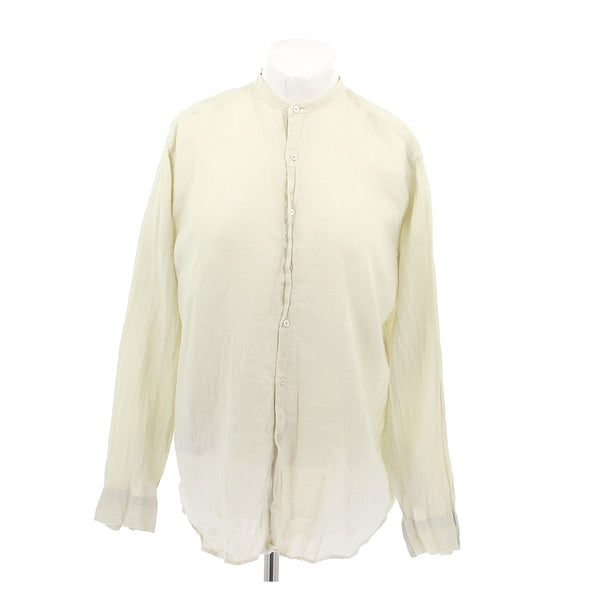 Chemise en lin vert clair