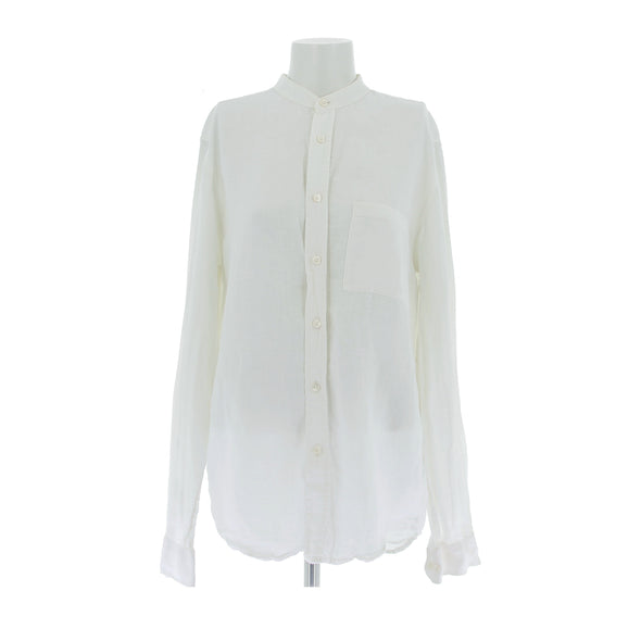 Chemise en lin blanc