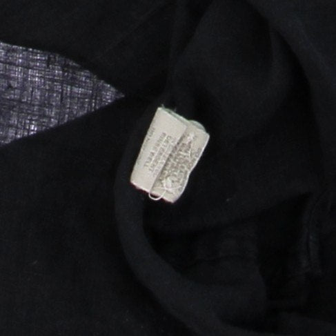 Chemise en lin noir