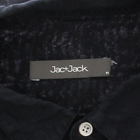 Chemise en lin noir