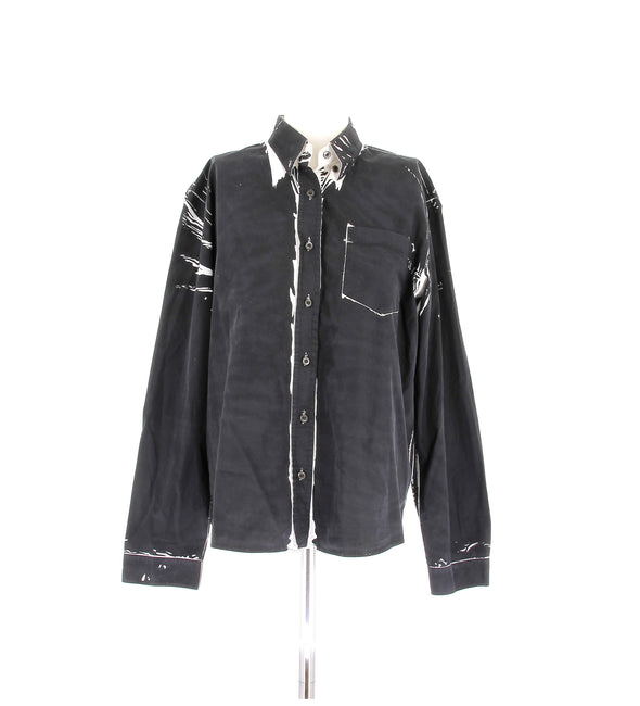 Chemise bicolore