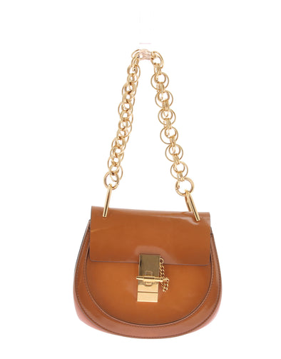 Sac à main "Drew" en cuir verni