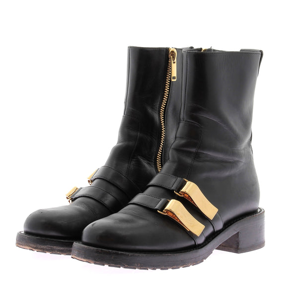 Bottines en cuir "D-Race"