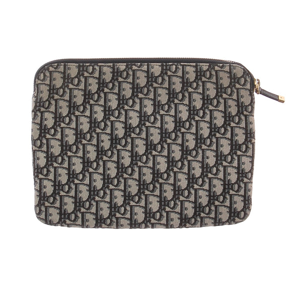 Pochette en toile monogrammé
