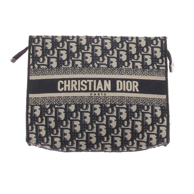 Pochette en toile oblique