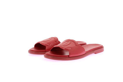 Sandales en cuir vernis