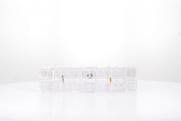 Pochette "Eden Clutch" en PVC transparent