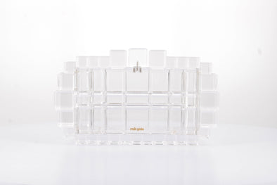 Pochette "Eden Clutch" en PVC transparent
