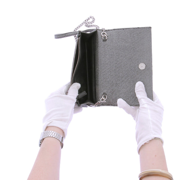 Pochette argentée "Kate"
