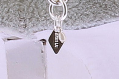 Collier "Liquid Silver" en argent plaqué