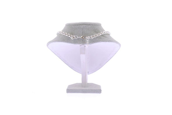Collier "Liquid Silver" en argent plaqué