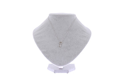 Collier à pendentif argenté