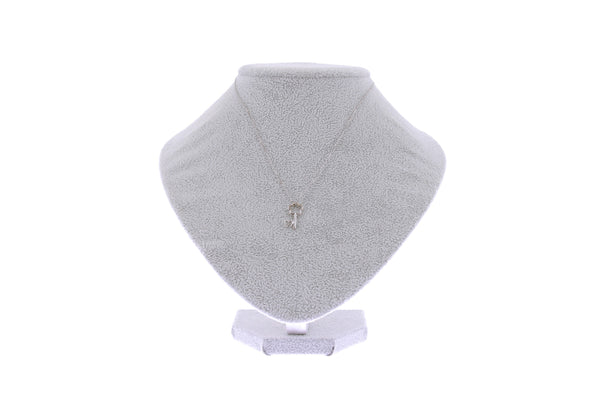 Collier à pendentif argenté