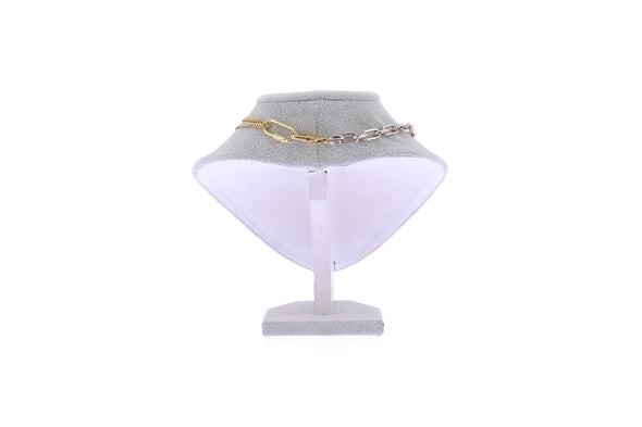 Collier bicolore