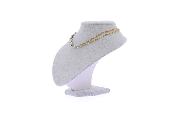 Collier bicolore