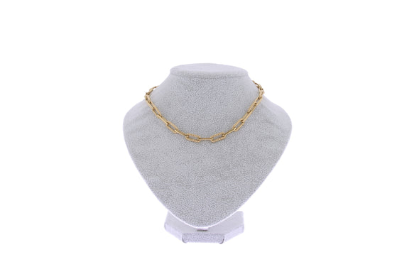 Collier en plaqué or 18 carats