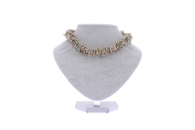 Choker bimatière "Lara"