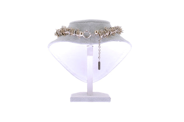 Choker bimatière "Lara"