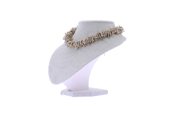 Choker bimatière "Lara"