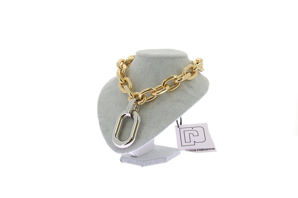 Collier doré/argent "XL Link"