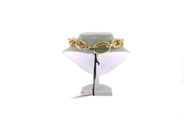 Collier doré/argent "XL Link"