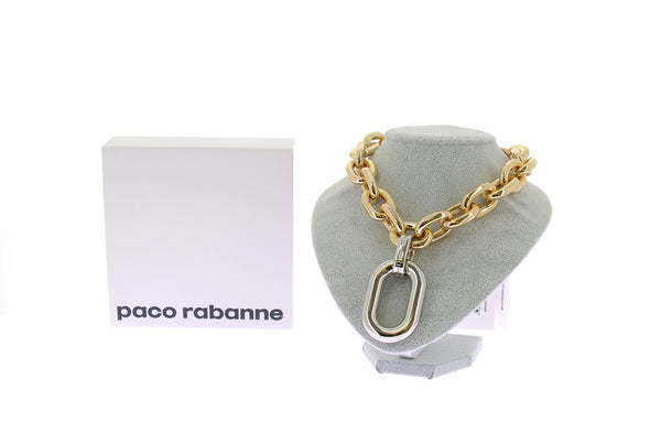 Collier doré/argent "XL Link"