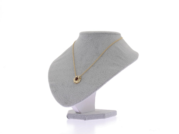 Collier en or 18 carats et grenat rouge