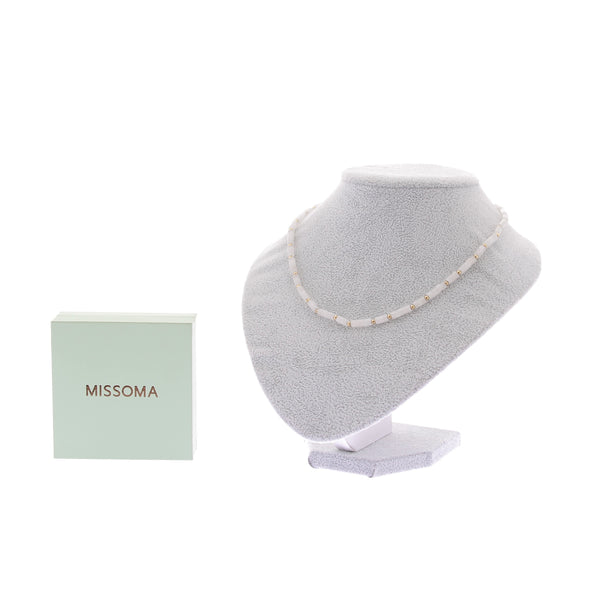 Collier en perles et plaqué or