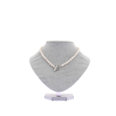 Collier en perles et argent