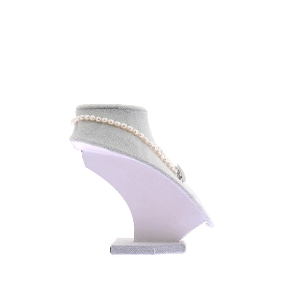 Collier en perles et argent
