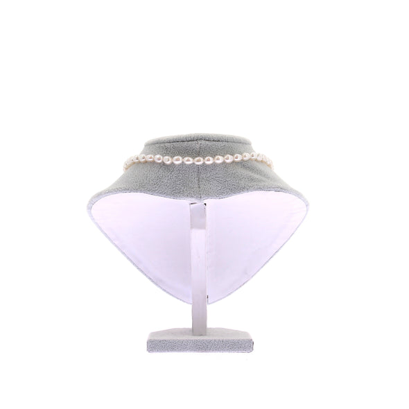 Collier en perles et argent