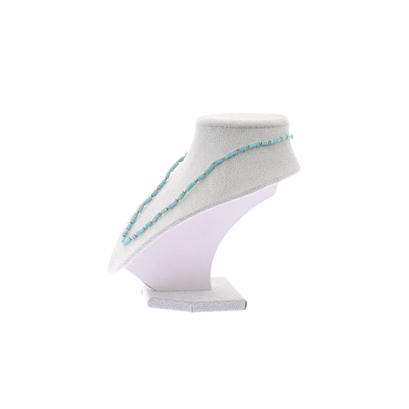 Collier en pierres et plaqué or
