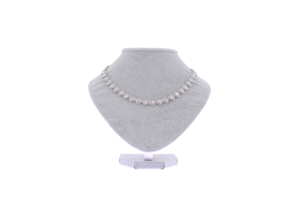 Collier argenté "Tennis"