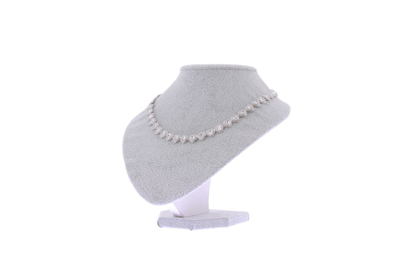 Collier argenté "Tennis"